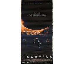 Poster locandina Moonfall 33x70 cm ORIGINALE da cinema 2022 di Roland Emmerich