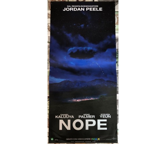 Poster locandina Nope 33x70 cm ORIGINALE da cinema 2022 di Jordan Peele