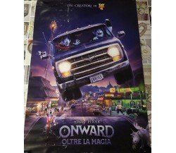 Poster locandina Onward 100x70 cm ORIGINALE da cinema 2020	 di Dan Scanlon, 202