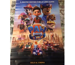  Poster locandina Paw Patrol Il film 100x70 cm ORIGINALE da cinema 2021 di Cal 