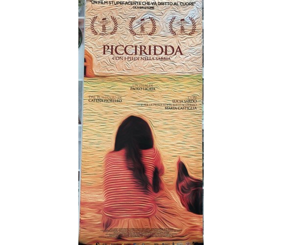 Poster locandina Picciridda 33x70 cm ORIGINALE da cinema 2019 di Paolo Licata
