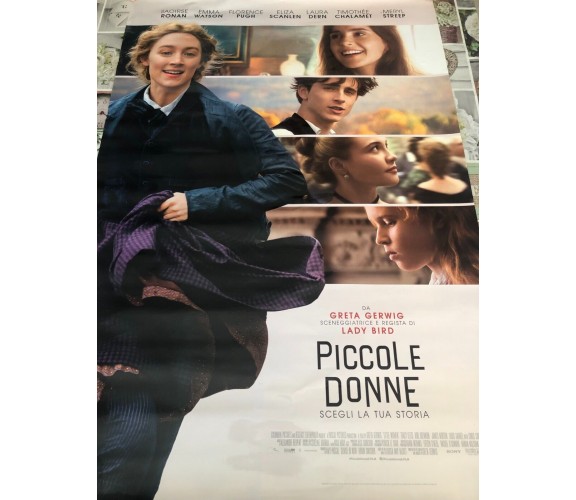 Poster locandina Piccole donne 100x70 cm ORIGINALE da cinema 2019 di Greta Gerwi