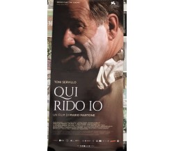 Poster locandina Qui rido io 33x70 cm ORIGINALE da cinema 2021 di Mario Martone
