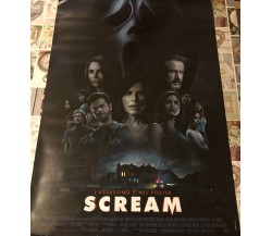 Poster locandina Scream 100x70 cm ORIGINALE da cinema 2022 di Matt Bettinelli-o