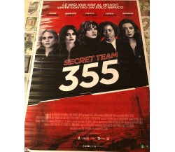 Poster locandina Secret team 355 100x70 cm ORIGINALE da cinema 2022 di Simon Ki