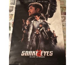 Poster locandina Snake Eyes 100x70 cm ORIGINALE da cinema 2021 di Robert Schwen