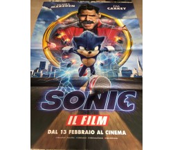 Poster locandina Sonic 100x140 cm ORIGINALE da cinema 2020 di Jeff Fowler