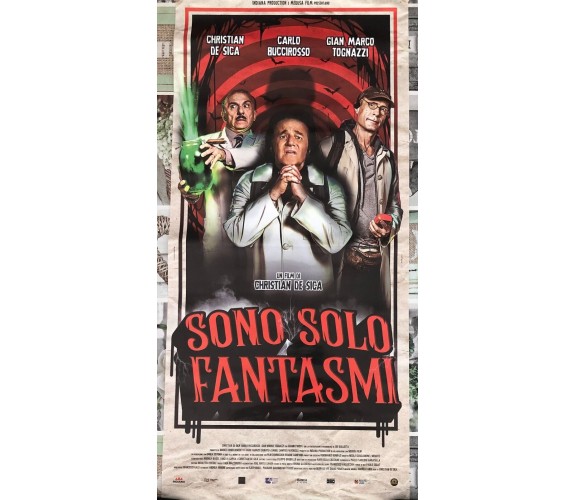 Poster locandina Sono solo fantasmi 33x70 cm ORIGINALE da cinema 2019 di Christi