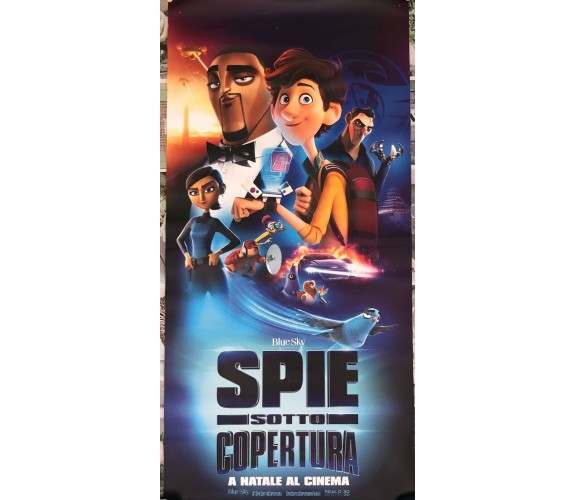 Poster locandina Spie sotto copertura 33x70 cm ORIGINALE da cinema 2019 di Nick
