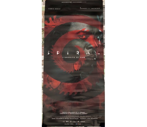 Poster locandina Spiral 33x70 cm ORIGINALE da cinema 2021 di Darren Lynn Bousman