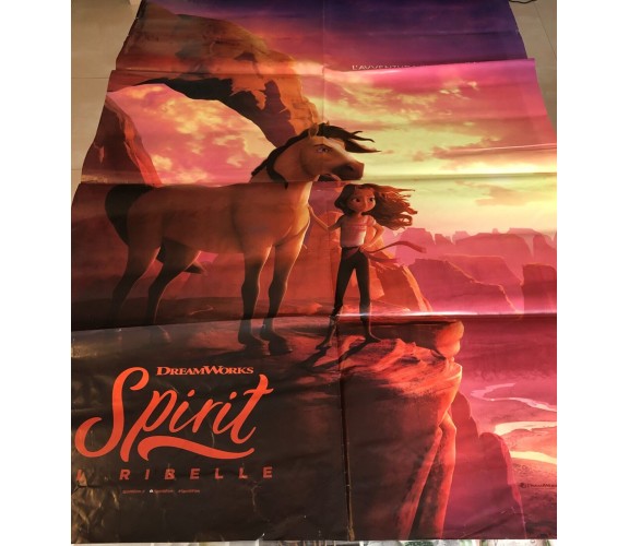 Poster locandina Spirit 2 Il ribelle 100x140 cm ORIGINALE da cinema 2021 di Elai