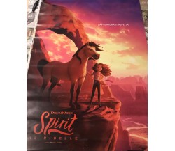 Poster locandina Spirit il ribelle 100x70 cm ORIGINALE da cinema 2021 di Elaine