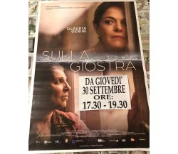 Poster locandina Sulla giostra 100x70 cm ORIGINALE da cinema 2021 CON DIFETTO