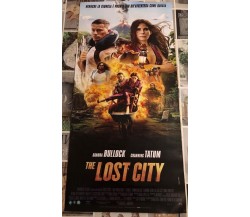 Poster locandina The lost city 33x70 cm ORIGINALE da cinema 2022 di Aaron e Adam