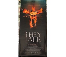 Poster locandina They talk 33x70 cm ORIGINALE da cinema 2021 di Giorgio Bruno