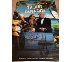 Poster locandina Ticket to Paradise 100x140 cm ORIGINALE da cinema 2022 di Ol Pa