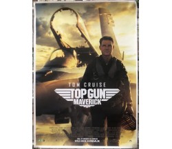 Poster locandina Top Gun Maverick 45x32 cm ORIGINALE da cinema 2022 di Joseph Ko