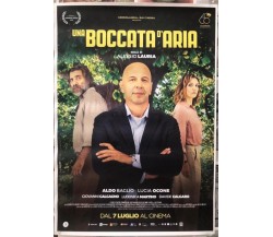 Poster locandina Una boccata d'aria 45x32 cm ORIGINALE da cinema 2022 di Alessio