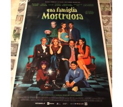 Poster locandina Una famiglia mostruosa 100x70 cm ORIGINALE da cinema 2021 di V