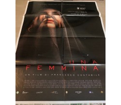 Poster locandina Una femmina 100x140 cm ORIGINALE da cinema 2022 di Francesco Co