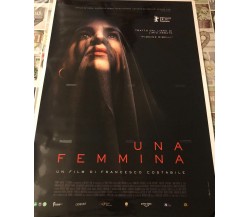 Poster locandina Una femmina 100x70 cm ORIGINALE da cinema 2022 di Francesco Co