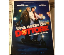 Poster locandina Una notte da dottore 100x70 cm ORIGINALE da cinema 2021 di Gu