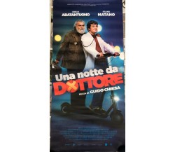 Poster locandina Una notte da dottore 33x70 cm ORIGINALE da cinema 2021 di Guido