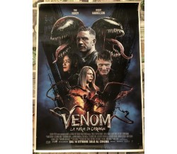 Poster locandina Venom La furia di Carnage 45x32 cm ORIGINALE da cinema 2021