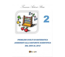 Problemi svolti di matematica assegnati alla Maturità Scientifica dal 2004 al 20