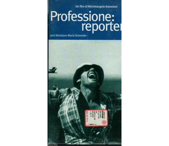 Professione Reporter -Vhs -1996-L'Unità-Nicholson -F
