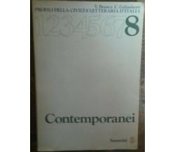 Profili della civiltà letteraria d’Italia Vol.8-Branca,Galimberti-Sansoni1976-R