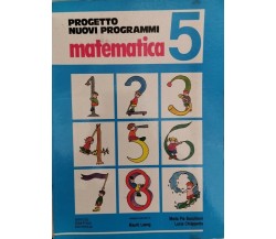 Progetto nuovi programmi Matematica 5, di Bucchioni, Chiappetta, Laeng,1989 - ER