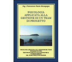 Psicologia applicata alla gestione di un team di progetto - Rosapepe,  2013,  