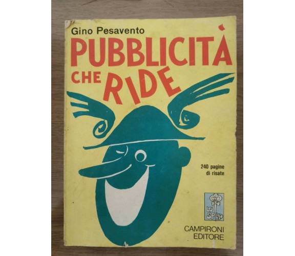 Pubblicità che ride - G. Pesavento - Campironi - 1974 - AR