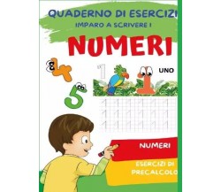 Quaderno per imparare a scrivere i numeri. Esercizi di Precalcolo e Numeri	 di P