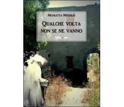 Qualche volta non se ne vanno	 di Nicoletta Niccolai,  2011,  Youcanprint