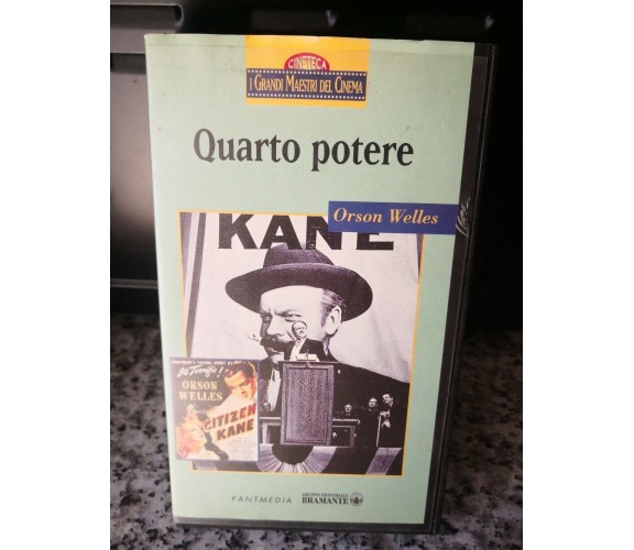 Quarto potere - vhs - 1941 - Usa - pantmedia -F