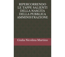 RIPERCORRENDO LE TAPPE SALIENTI DELLA NASCITA DELLA PUBBLICA AMMINISTRAZIONE di