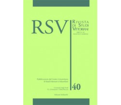 RSV n. 40 di Aa.vv., 2015, Tabula Fati
