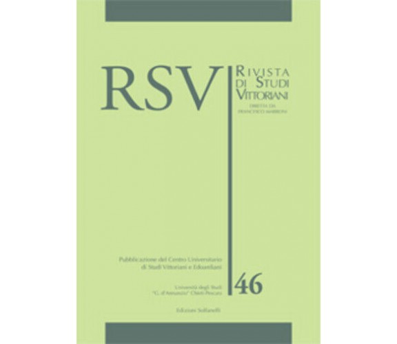 RSV n. 46 di Aa.vv., 2018, Tabula Fati