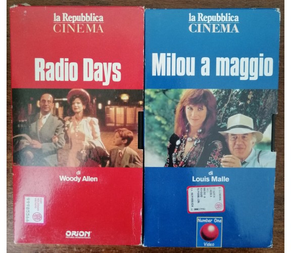 Radio Days, Milou a maggio - La repubblica cinema - VHS - A