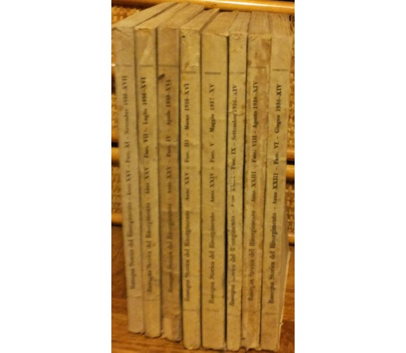 Rassegna storica del Risorgimento - AA.VV. - La Libreria dello Stato - R