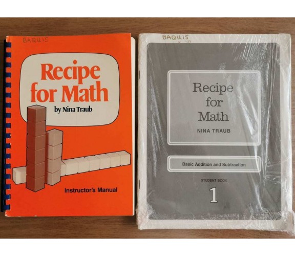 Recipe for math - N. Traub - Book-Lab - 1985 - AR