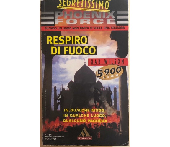 Respiro di fuoco di Gary Wilson, 1996, Mondadori