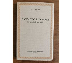 Riccardo Ricciardi - U. Piscopo - Cassitto editore - 1982 - AR