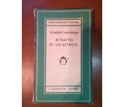 Ritratto di un'attrice - Somerset Maugham - Mondadori - 1942 - M