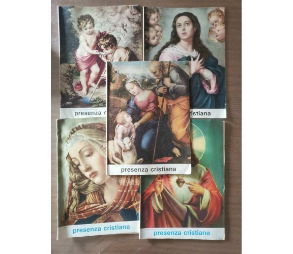 Rivista Presenza cristiana 5 volumi - AA. VV. - 1985 - AR
