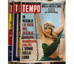 Rivista Tempo 10 numeri di Aa.vv.,  1969,  Aldo Palazzi Editore Sas