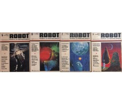 Robot rivista di fantascienza nr.5-6-7-11	 di Aa.vv., 1970, Armenia Editore