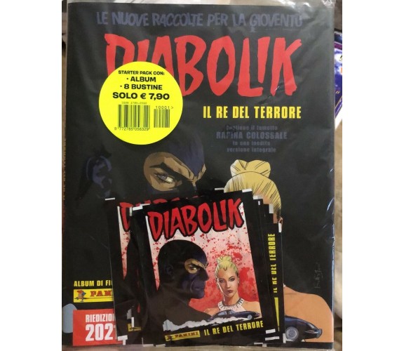 STARTER PACK DIABOLIK - IL RE DEL TERRORE (RIEDIZIONE 2021)+8 BUSTINE di Aa.vv.